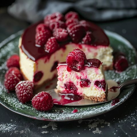 Himbeer Ricotta Kuchen