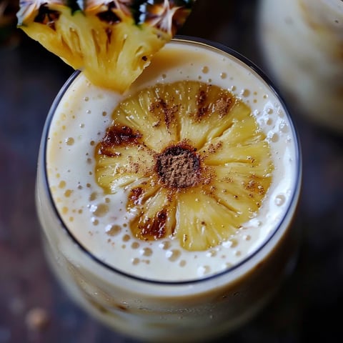 Karamellisierter Ananas Lassi